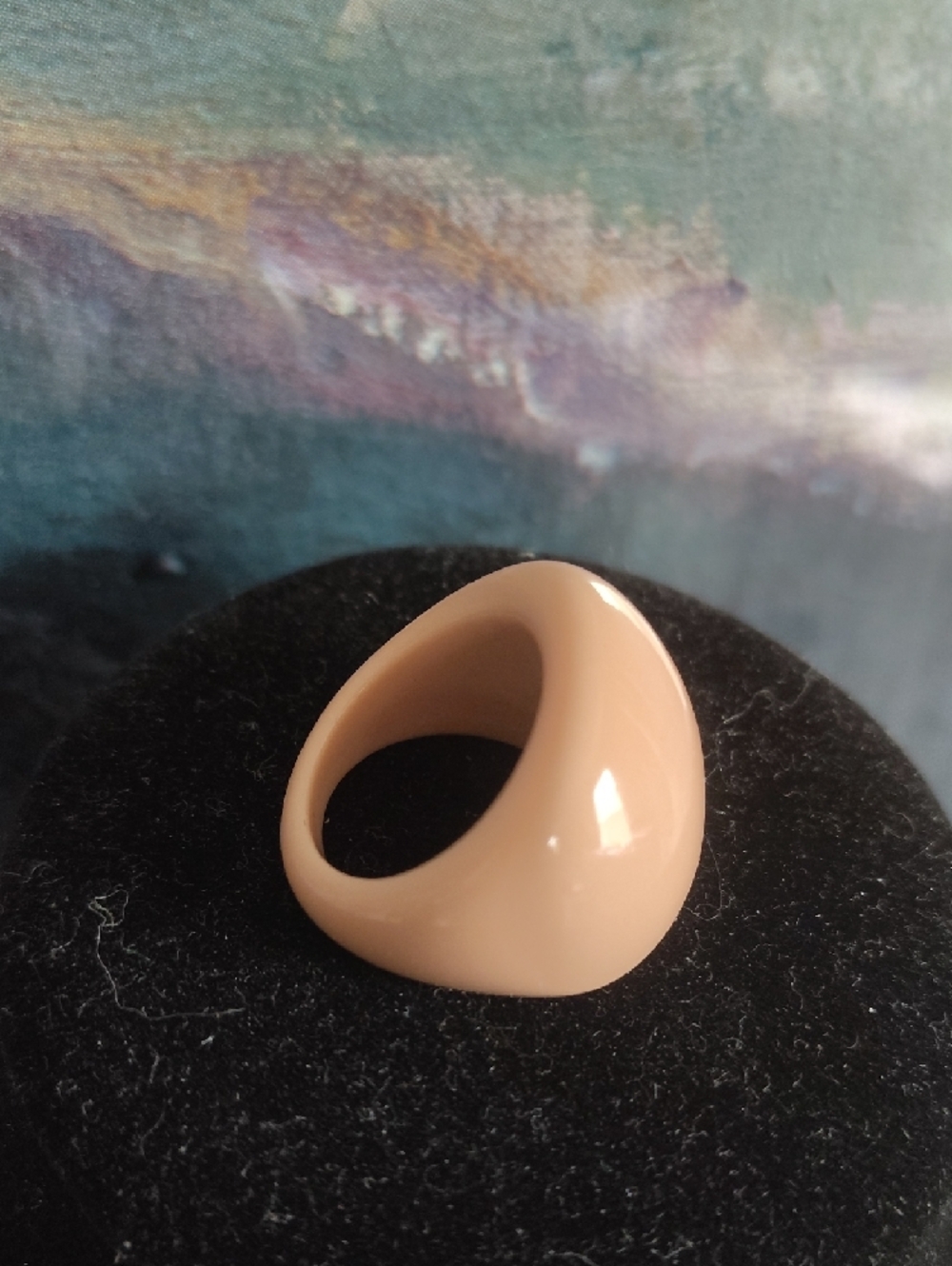 3 Items for $15🆕Chunky Nude Bead Stretch Ring  Sz 7